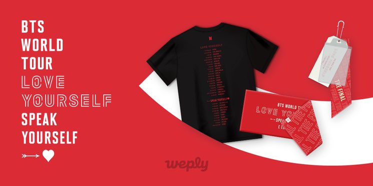 BTS SPEAKYOURSELF POP-UP London 黒Tシャツ 【送料無料(一部地域を