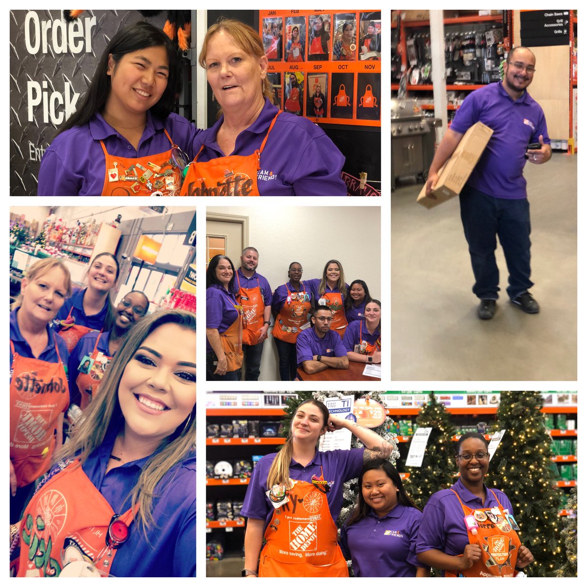 Purple polo appreciation today for our front end &amp; friends! It was nice to see the wave of purple shirts today in the store💜 thank you for all you do!