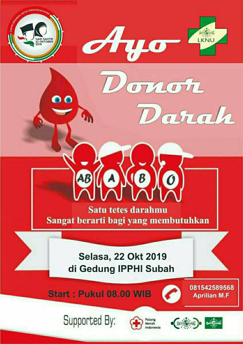 #INFO #DonDar #Subah #JawaTengah | 22 Oktober 2019 | 08.00 - selesai | Gedung IPPHI Subah | <a href="/june_bfl/">June Malkan</a> Cc <a href="/batangkabgoid/">Kabupaten Batang</a> <a href="/InfoBatang/">infobatang.com</a> <a href="/InfoKabBATANG/">BATANG KOTA MEGONO</a> <a href="/MaiyahBatang/">Tadarus Limolasan</a>