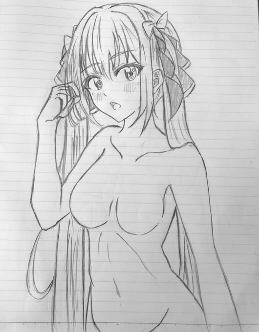 最近ツインテールキャラ描くのにハマってる。
#オリジナル 
#イラスト練習 