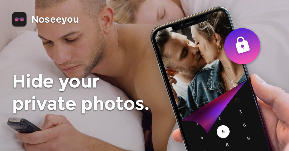 noseeyouapp's tweet photo. Tired of trying to hide your photos? 
Worried your #privacy might be leaked?

Take control of your privacy and lock up your private photos with Noseeyou’s photo vault, secured with military-grade encryption.😎 https://t.co/i8UkcGmgXP