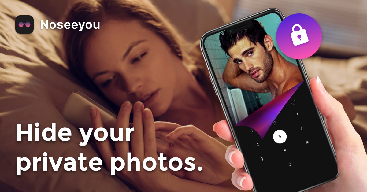 noseeyouapp's tweet photo. Tired of trying to hide your photos? 
Worried your #privacy might be leaked?

Take control of your privacy and lock up your private photos with Noseeyou’s photo vault, secured with military-grade encryption.😎 https://t.co/i8UkcGmgXP