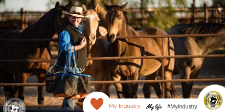 NTCattlemen's tweet photo. MY INDUSTRY. MY LIFE. This is my life in the Northern Territory cattle industry and I love it! #LoveMyIndustry #NTCA https://t.co/Ogk8vlRCYo