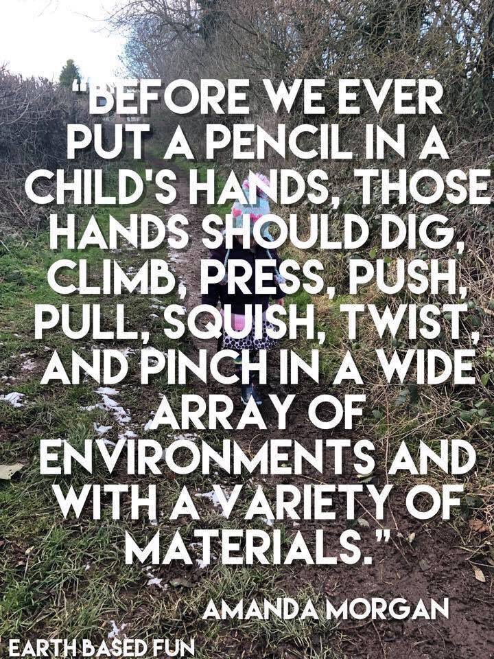 Totally agree 🌿 via <a href="/earthbasedfun/">Vicky</a> #slowchildhood #earlyyears #letthemplay #outdoorplay #outdoorlearning