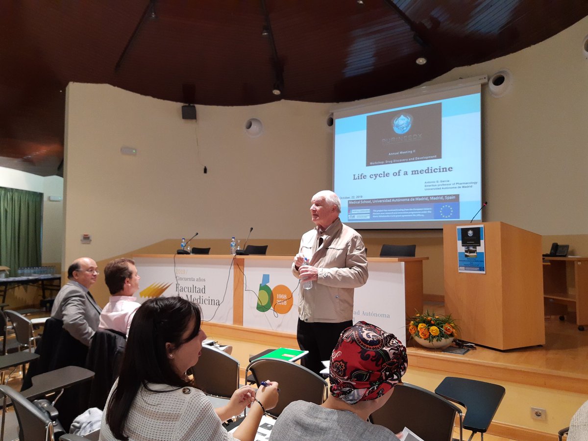 JfcFran's tweet photo. First day of the #workshop in drug discovery and development! @PurinesDX @FundacionTH #InvestEUresearch #purinesdx https://t.co/op7u0BRS18