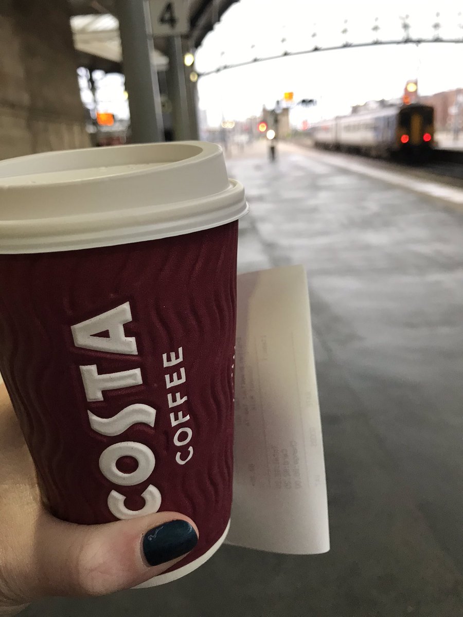 MrsArcticride's tweet image. First stop on my busy day out of the office Is to @CostaCoffee to pick up a tea with almond milk at the train station #darlingtonbound #lawyerlife #clientappointments 🚂