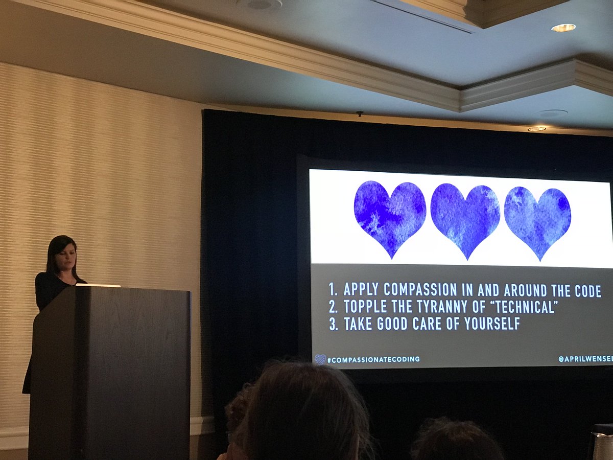 llvmorg's tweet image. A huge thank you to April Wensel @compassioncode  for speaking at our Women in Compilers and Tools Workshop. After her inspiring talk, the attendees set to work discussing goals and ideas to improve diversity and inclusion within the LLVM Project. #WiCT #LLVMDevMtg19