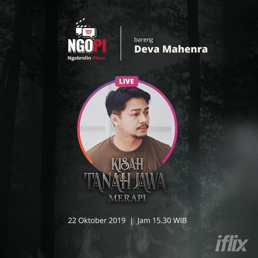devalova_dpk's tweet photo. HARI INI!! 🙌🏿

Pantengin Instagram LIVE @iflix.id jam 15:30 WIB buat ngobrol bareng @DevaMahenra soal Kisah Tanah Jawa 🌋✨

Siapin pertanyaan terbaik kamuuuu! https://t.co/exfcflDjrh
