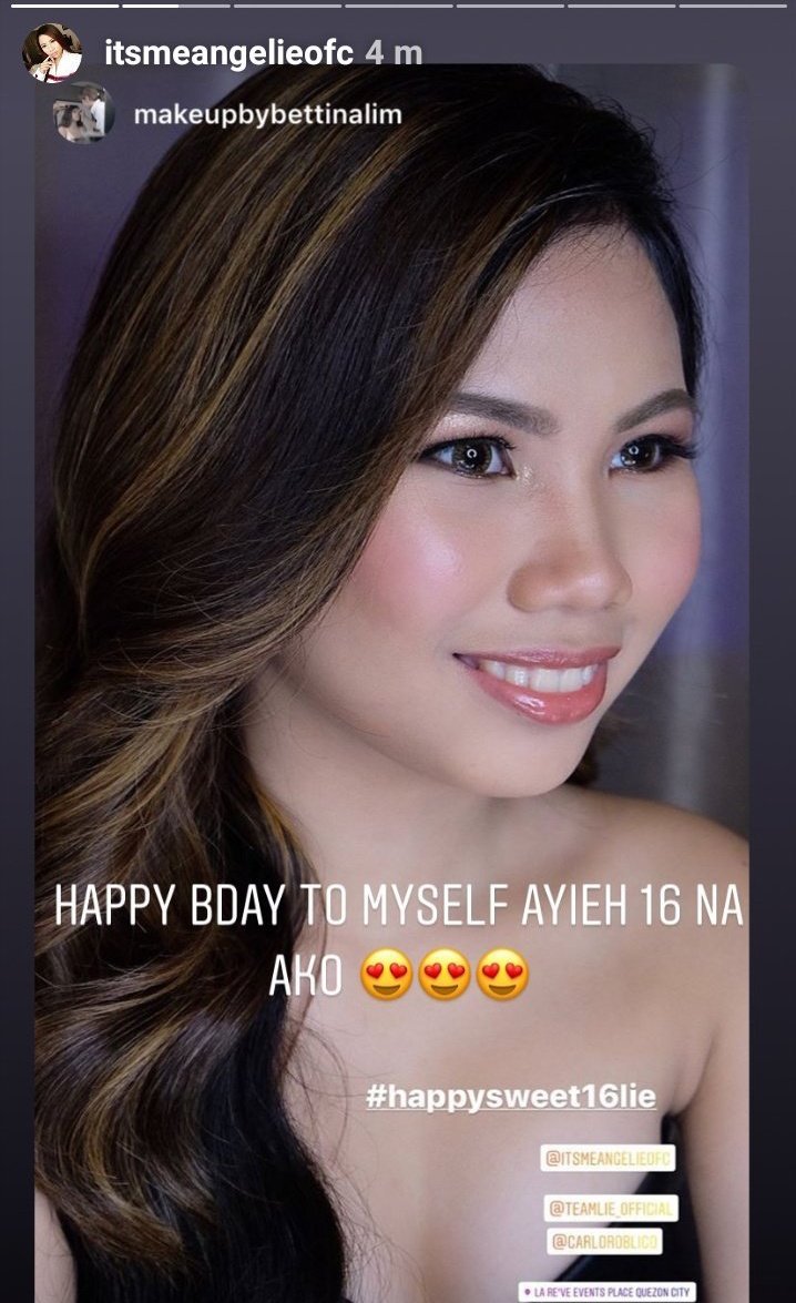 Ibeato9's tweet photo. Ang ganda mo bb lie happy birthday
@itsmeangelieofc

BESHLIE DAY

#HappySweet16LIE https://t.co/JsF0k2hueH