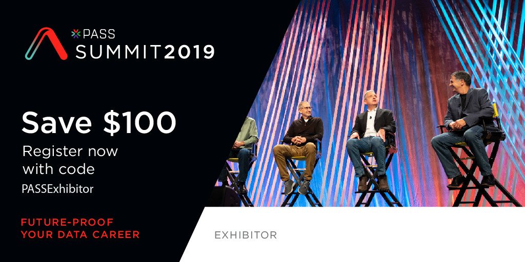 SQLgovernor's tweet image. Excited about #PASSsummit! Come meet us at booth # 226 to discover #SQLGovernor, software for planning, forecasting and optimizing Microsoft data platforms.