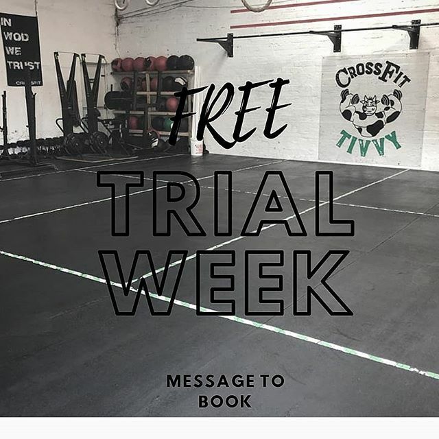 ***** FREE TRIAL WEEK **** Bored of your usual fitness regime?

Wanting to lose weight, tone up and feel great?

Fancy joining one of the friendliest communities around?

Then grab your FREE week link in Bio or DM 
crossfittivvy.com

#crossfit #crossfittivvy #training #g…