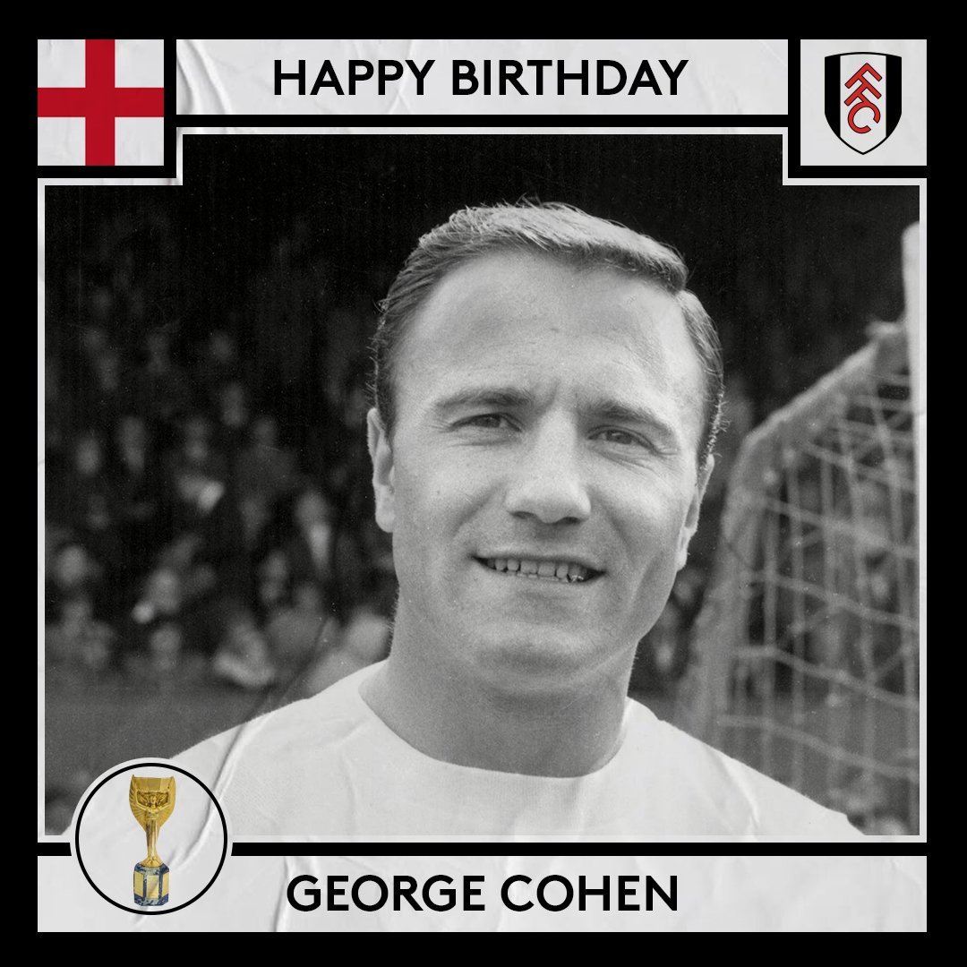 We\re wishing a very happy 80th birthday to George Cohen  