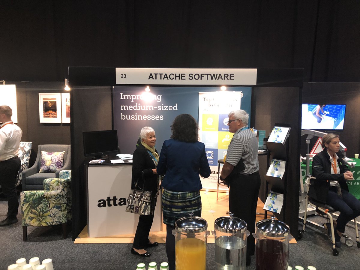 Busy first day at the 2019 New Zealand Age Care Conference chatting with so many organisations about business improvement, payroll efficiency and the top 6 barriers to growth. #attachesoftware #top6barrierstogrowth #businessimprovement #payrollefficiency