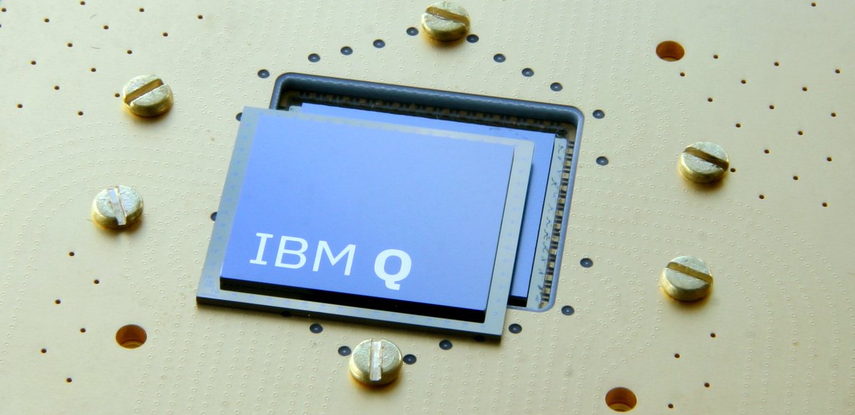 jaygambetta's tweet image. Here is an image of our 53 qubit processor. It is the first in our next generation, ready and being used on the cloud by our IBM Q Network members (quantum-computing.ibm.com).