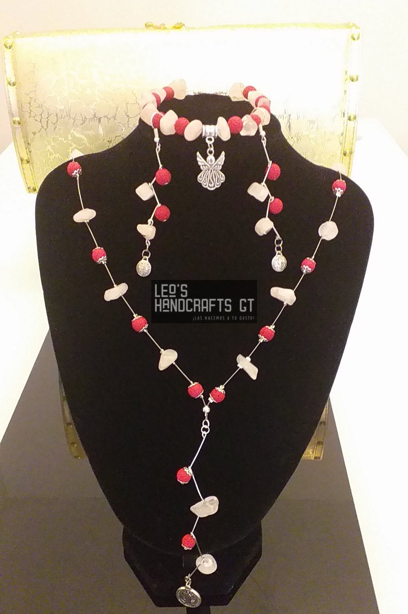 ralebace's tweet photo. #PinkQuartz💗
#RedLava🌋
#LissStyle❤
#Handmade🖐
Cuarzo rosa y piedra volcánica roja con medalla de San Benito o el dije a tu elección.
Juego Q150
Collar Q125
Brazalete Q50
Aretes Q25
DM
Entrega gratis en cualquier #Mac de la ciudad o envío collect al interior vía #Guatex https://t.co/YnovSRttUR