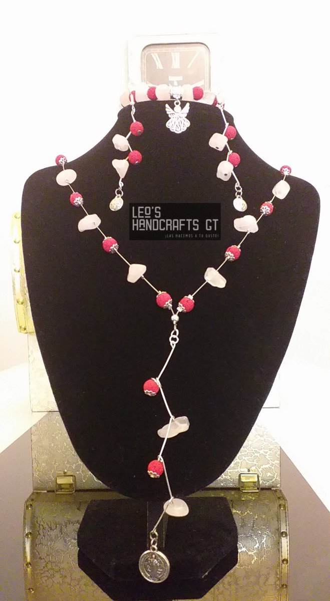 LeosHandmadeGT's tweet photo. #PinkQuartz💗
#RedLava🌋
#LissStyle❤
#Handmade🖐
Cuarzo rosa y piedra volcánica roja con medalla de San Benito o el dije a tu elección.
Juego Q150
Collar Q125
Brazalete Q50
Aretes Q25
DM
Entrega gratis en cualquier #Mac de la ciudad o envío collect al interior vía #Guatex🛵 https://t.co/dyDVI8PgsP