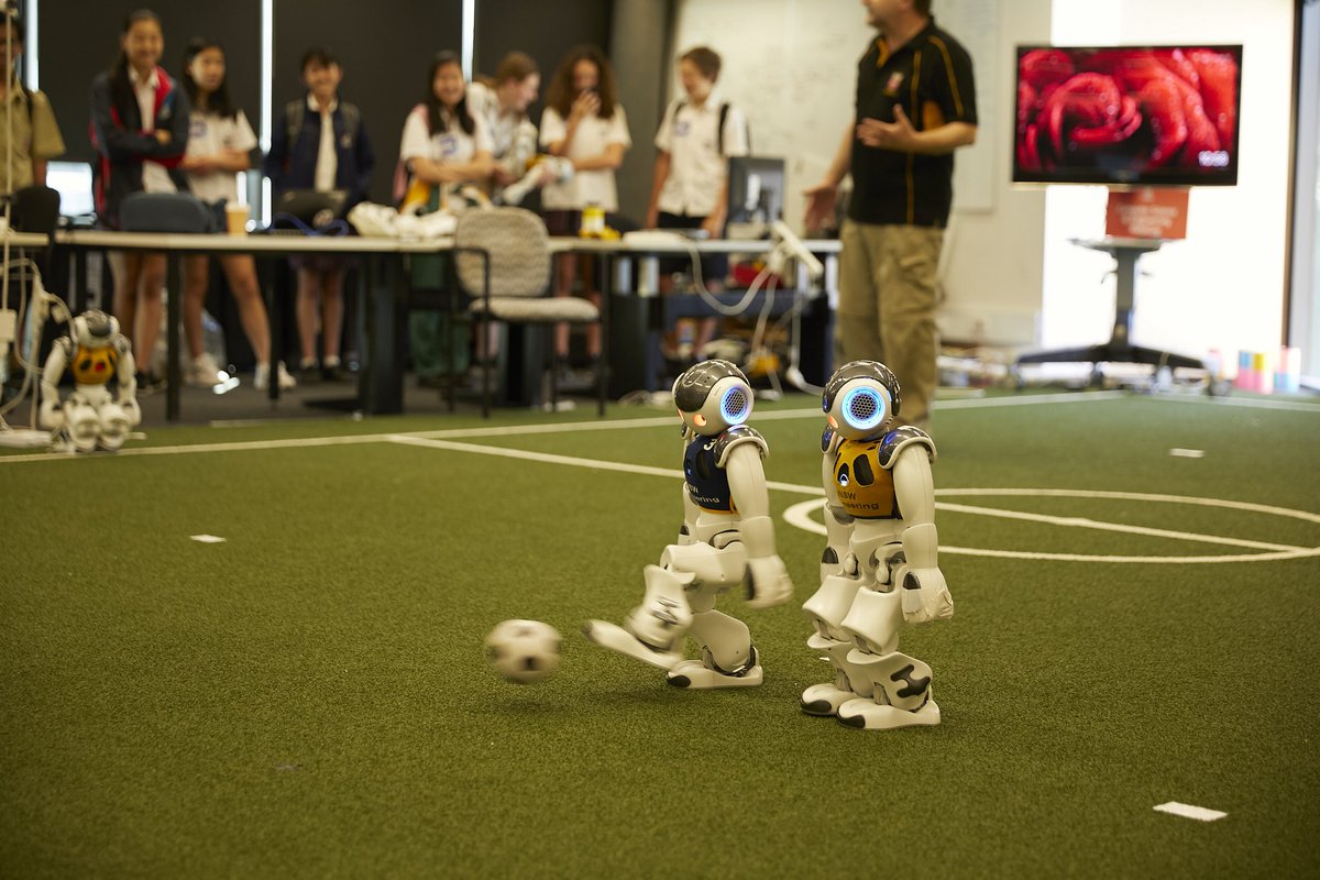 TCS_ANZ's tweet photo. From football playing #robots to immersive #virtualreality experience, the @TCS #GoITChallenge finalists are exploring what the future of a #STEM career could look like at @UNSW #skillsforfuture https://t.co/HMrhqQCTpM