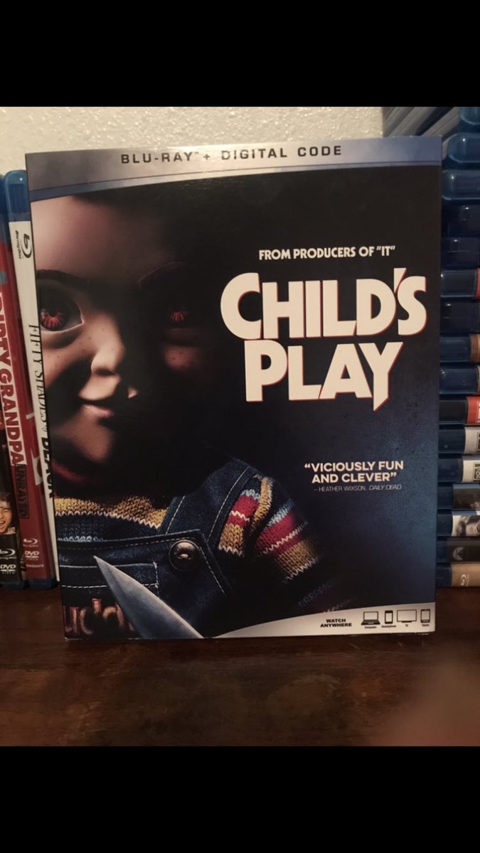 Child’s Play (2019)🍿🎥                       #movienight #HorrorMovies #bluraymovie #childsplay #chucky