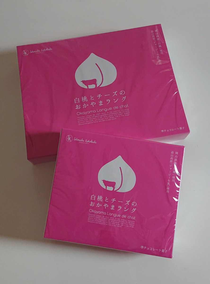 白桃とチーズのおかやまラング