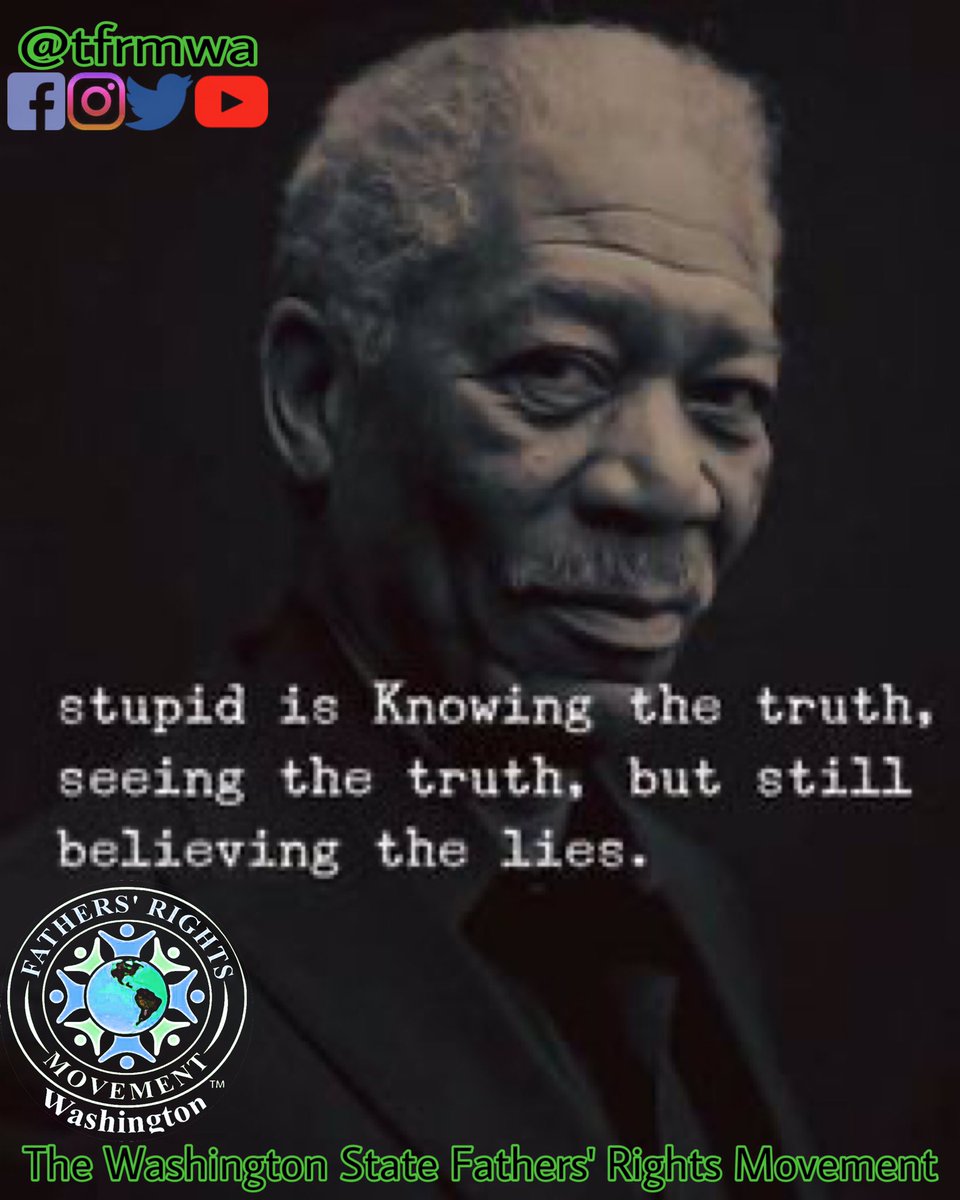 Anyone #denying the well-settled psychological #facts about Parental Alienation being obvious child abuse, is just plain #stupid! #stopPA
#tfrmWA #fathersrightsmovement #fathersmatter #youarenotalone #fatherhood #support5050 #equalsharedparenting #equality #dads #kids
