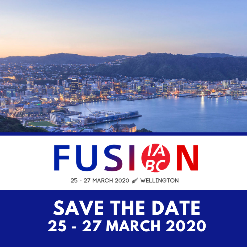 IABCAPAC's tweet photo. If you haven't already saved the date.... pencil it in! #Fusion20 is happening from 25 - 27 March 2020 in #Wellington, New Zealand #IABC #PR #Conference https://t.co/lVtgvEevgK