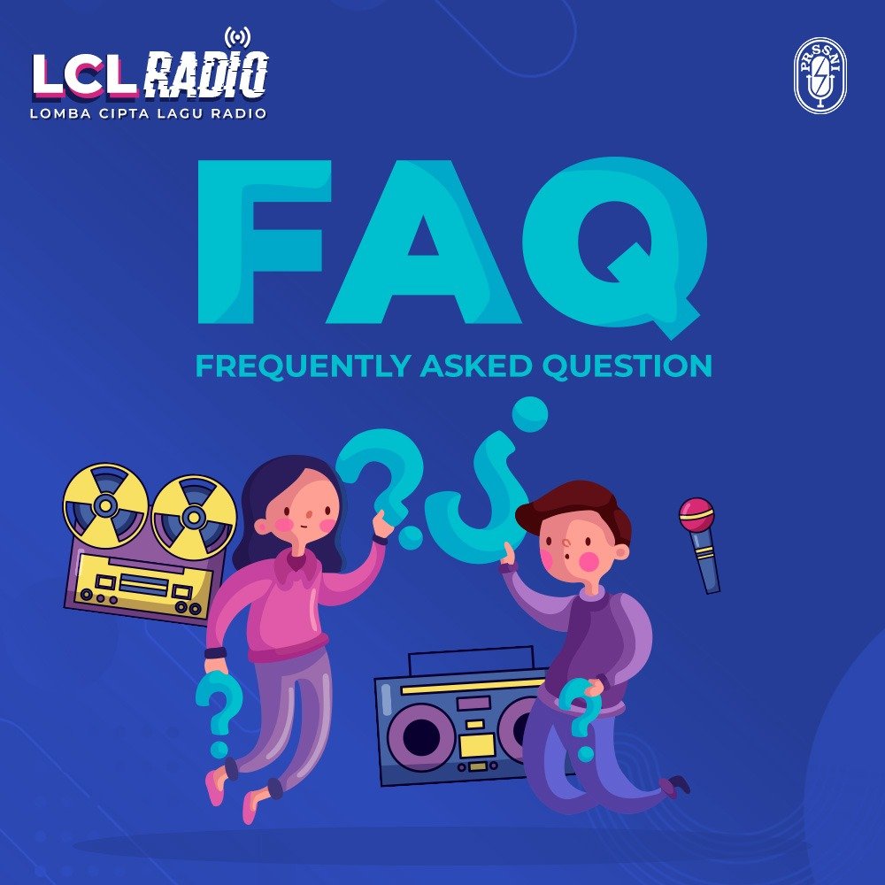 lcl_radio's tweet photo. Masih bingung mau ikutan Lomba Cipta Lagu Radio? Yuk di simak FAQ berikut ini #PRSSNI #LCLRadio #DengerinRadioItuKeren https://t.co/ByOagrdin4