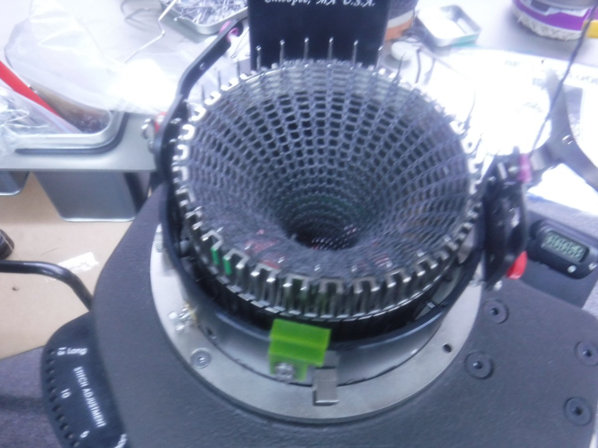 StCloudKnitShop's tweet photo. Scenes from our Autumn CSM Gathering
Join us at our Winter CSM Gathering on Sat. January 18
#csm #circularsockmachine #antiqueknittingmachine #knittingmachine #machineknitting #knitsocks #machineknitsocks #sockknittingclass https://t.co/ubSkD9xPOg