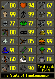 HCIM_Deaths's tweet photo. TimeConsumer has died!
Rank 921 Overall with 122,681,592 XP
-- https://t.co/eHmagTprtz