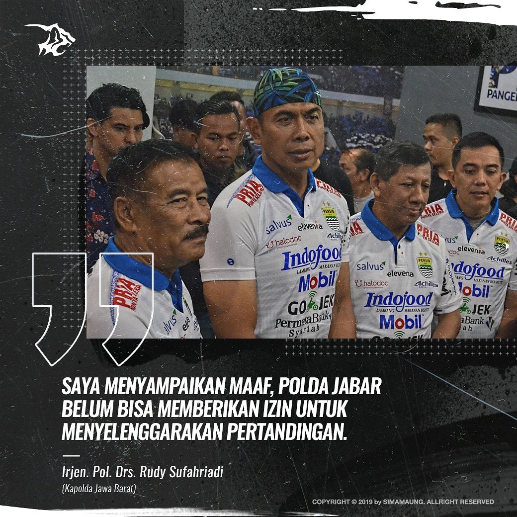 simamaung's tweet photo. Belum akan ada sepakbola di Bandung. ☕☕☕ https://t.co/vtEhbM7gYh