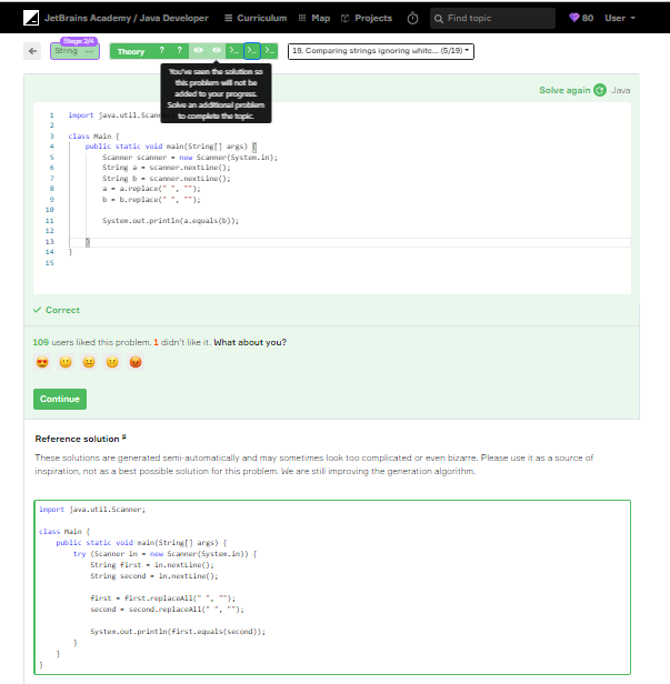 AgileBelma's tweet photo. R4D88 - Yay! I've completed Stage 2 in https://t.co/uAiotuqC5S (with my colleague's help!) and I'm moving onto Stage 3 now! I'm soooo happy! #100DaysOfCode #CodeNewbie #momscancode #WomenWhoCode #JavaDays https://t.co/eTvzwPceZH