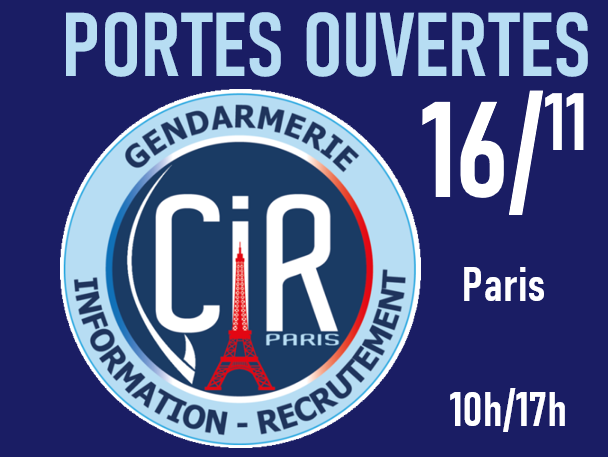 AssoAsspro's tweet photo. 16 novembre : journée découverte sur les métiers d’officier en gendarmerie
Le CIR de la gendarmerie de Paris organise une grande journée d’information sur les carrières d’officiers à la caserne Vérines, 12 place de la République à Paris...
*v* https://t.co/9aRm8lssL3 https://t.co/Hau8fGQtVZ