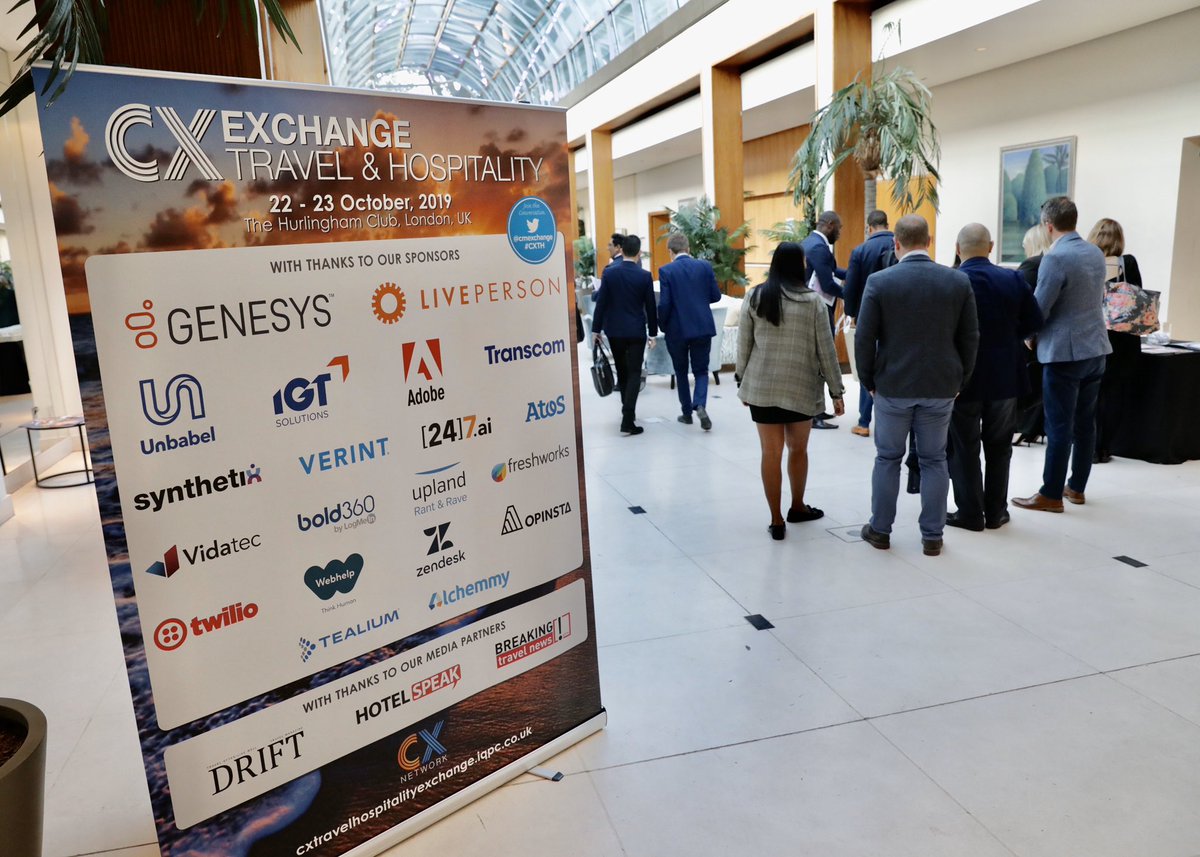 A great start to Day One here at #CXETravelHospitality with a stellar opening keynote from Meetings.com Founder, Bas Lemmens delivering his presentation on Building a Convenient #UserExperience Through A Better Understanding Of Your Data.

#Travel #Hospitality #CX