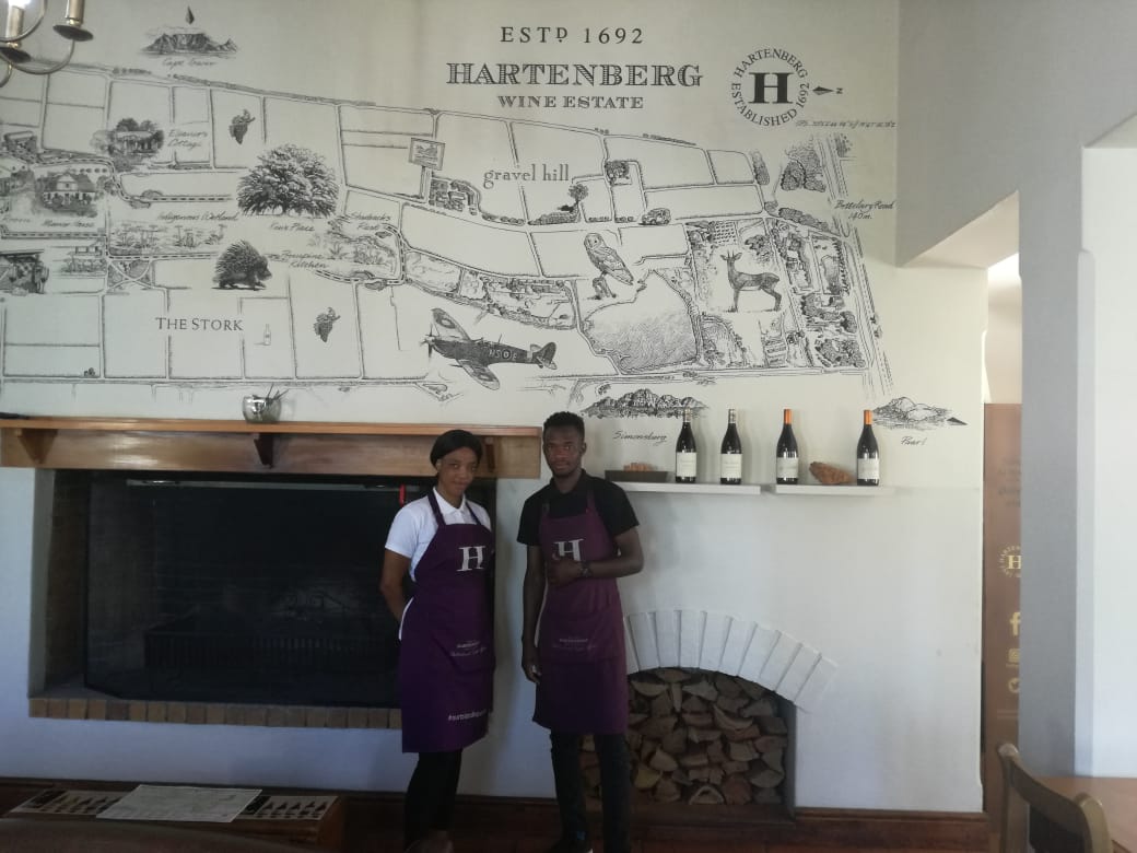 PYDAcademy's tweet photo. #StudentWorkPlacement
Tania & Emihle are currently on placement at @HartenbergWine Wine Estate. Pop in when you're in the area and say hi! https://t.co/G3jKY6m7Gi