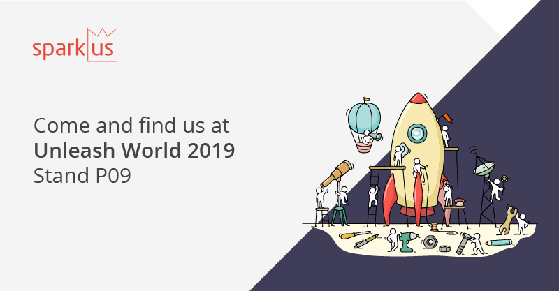 SparkusPlatform's tweet image. Finally, the day has come! We&apos;re ready to kick-off the first day of Unleash World 2019. Come and find us at P09 and learn about our data-driven technology combined with a human touch #SparkUsEvents #HRTech #UNLEASH19