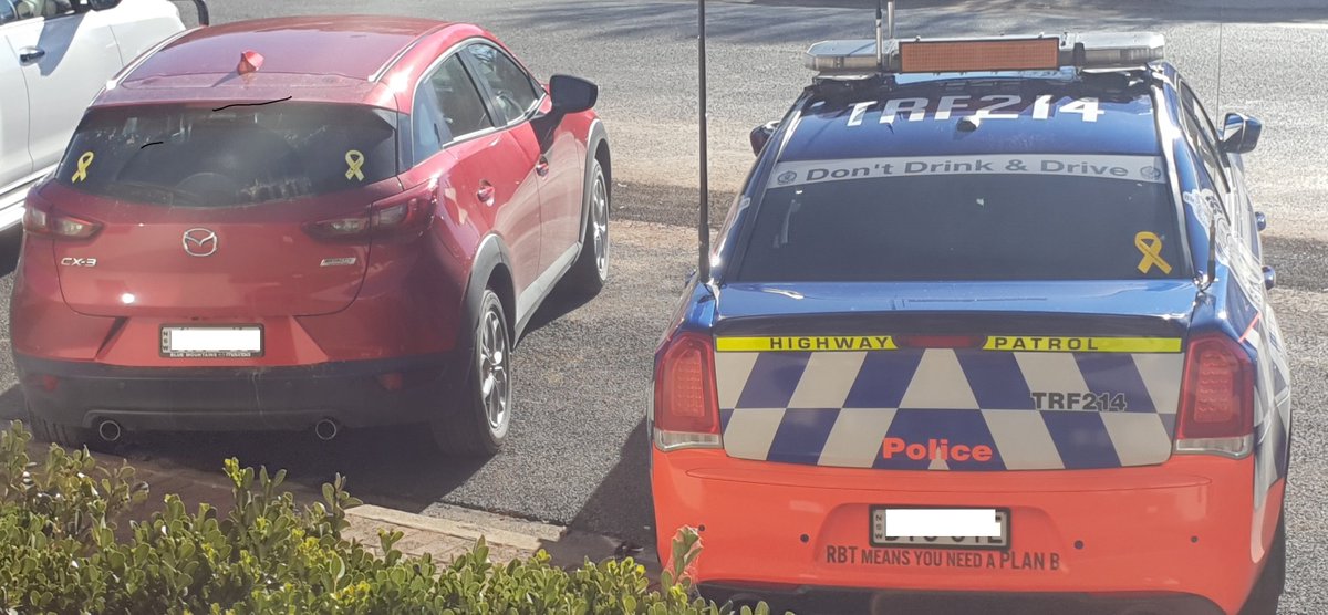 SarahGroup's tweet photo. On behalf of Principal Partners, it was my pleasure to present to Police Association NSW Executive & thank them, not just for their support of #YellowRibbon National #RoadSafety Week but since 2012, supporting our #SlowDownMoveOver push now NSW #SarahsRule! #DriveSoOthersSurvive https://t.co/W6dbjj9Nni