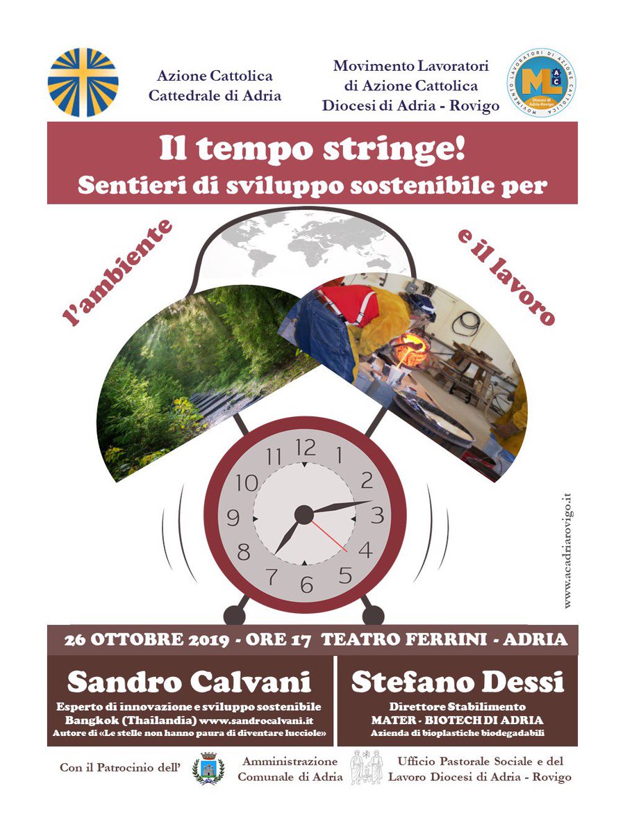 acadriarovigo's tweet photo. Stefano Dessì, direttore stabilimento Mater-Biotech di #Bottrighe ci racconterà modello di #bioeconomia del gruppo @Novamont all’incontro Il tempo stringe! Sentieri di sviluppo sostenibile per l’#ambiente e il #lavoro.
👉 https://t.co/KQlTQYRM7Z https://t.co/YQuNimDu97
