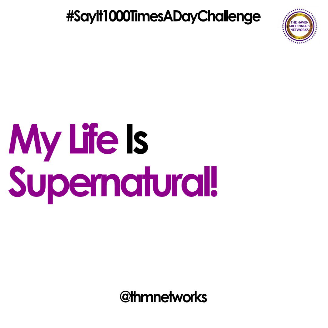 thmnetworks's tweet photo. Oh Glory To God!! My Life Is Supernatural! 🙌🙌🙌

This is my Affirmation and My Experience 😎

#SayIt1000TimesADay #SayIt1000TimesADayChallenge #MyAffirmationMyExperience #THMNetworks #THMN #RaisingFinancialGiants #GodsAnswerToTheNeedForTrueLeaders https://t.co/P9cTWCa7Bu