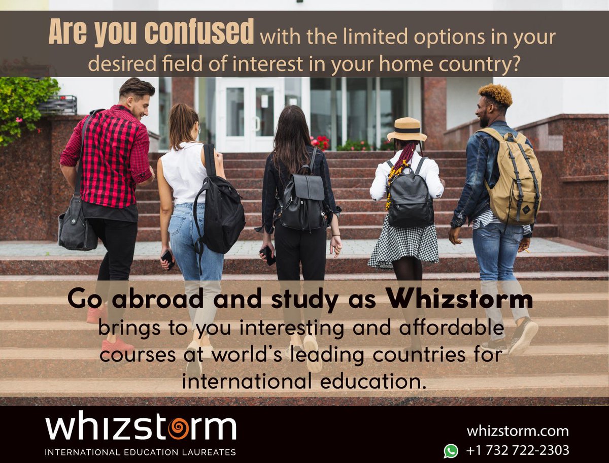 What are the benefits of studying abroad? 
zcu.io/18WE 

#WhyStudyAbroad
#BenefitsofStudyingAbroad
#WhizstormStudyAbroadPortal
#StudyAbroad