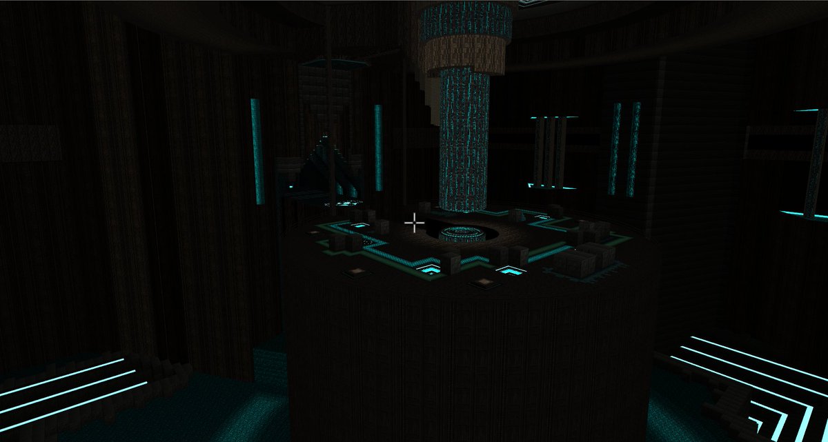 N985stream's tweet photo. Some work in progress screens of a map I'm putting together in a new project. It's uh...it's pretty blue I'll be honest. #doom #mapping #blocktober #gaming #blue #itsnotdoneyet https://t.co/6x6PvkiQUC