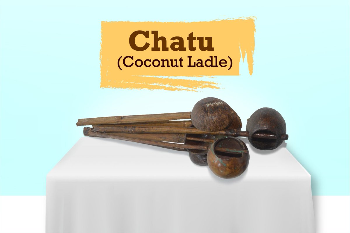 mahatribes's tweet photo. Chatu (coconut ladle)
This traditional #ladle is used by the Mahadev Koli and Thakar #tribes for stirring and serving meals. The community continues to make this tool from the round and hollowed out hard shell of a #coconut and a stick.
#museum #tcmpune #TDD https://t.co/xpZLOih1IQ