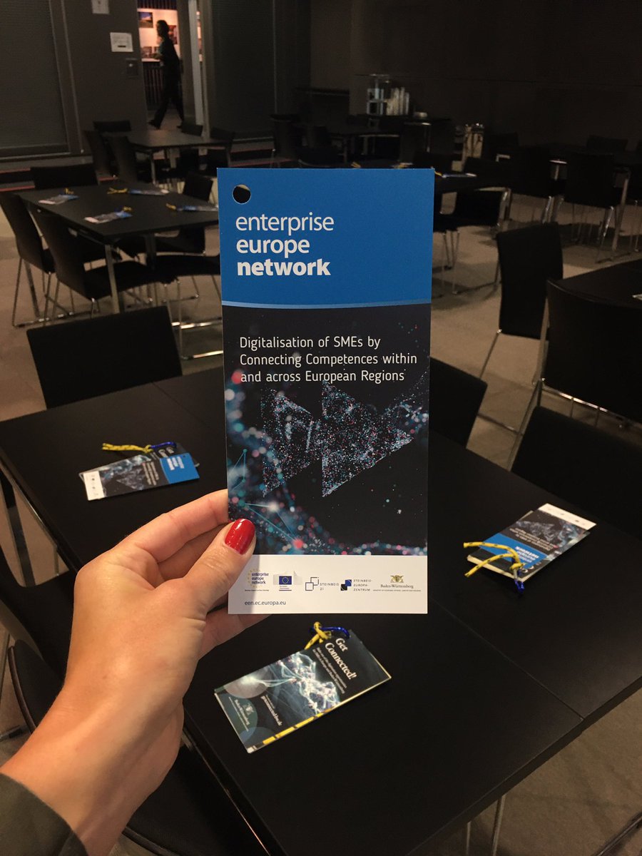We are ready for an insightful workshop #EEN19 - happy to meet you there @Veranda1 <a href="/EU_Commission/">European Commission</a> <a href="/EEN_EU/">Enterprise Europe Network 🇪🇺</a> <a href="/EU_Growth/">Internal Market, Industry, Entrepreneurship & SMEs</a> <a href="/EEN_Deutschland/">EEN_D</a> <a href="/WM_BW/">Wirtschaftsministerium BW</a> <a href="/SEZ_Europa/">SEZ</a>