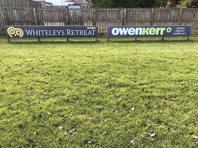 whiteleysayr's tweet image. Excited about this new local charity partnership. Can you guess where? Thanks to @OwenKerrSigns for the sign candy. 🙏🏼 #newsigns #signofthetimes #charity