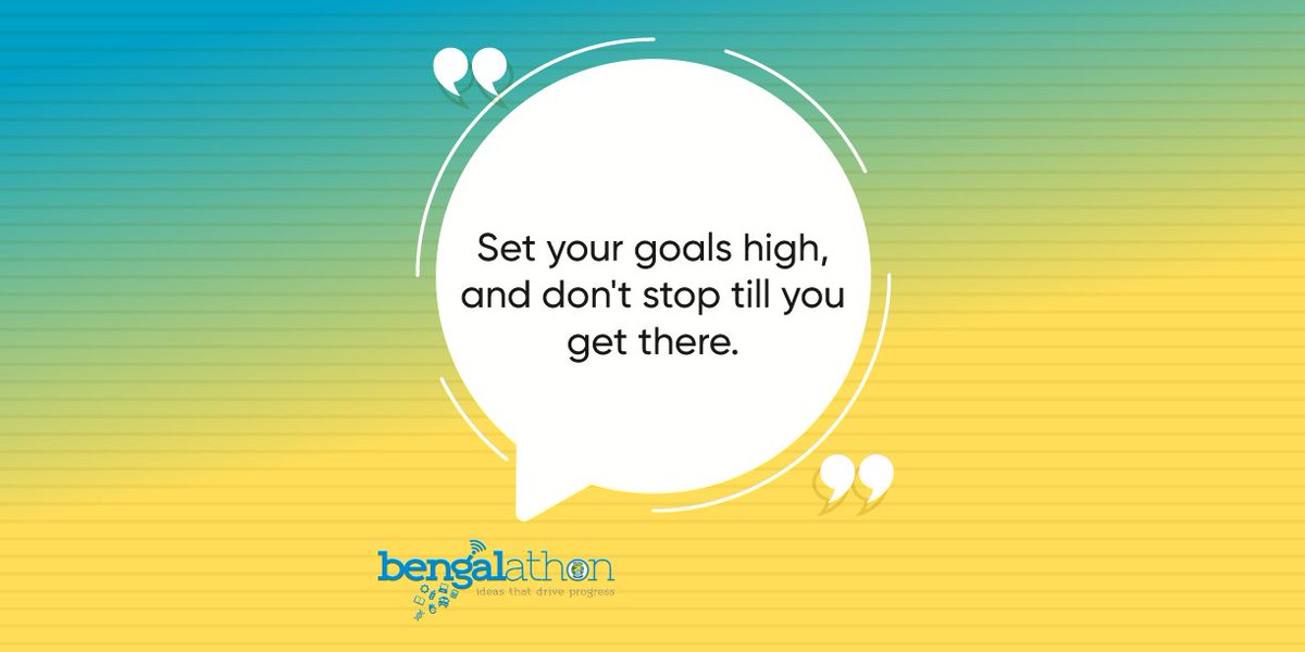 bengalathon's tweet photo. Always keep your goals of the higher level. That place will shape your passion for going forward and moving up from your comfort zone to a place of more significant achievement. #Quoteoftheday https://t.co/No4dQryi72