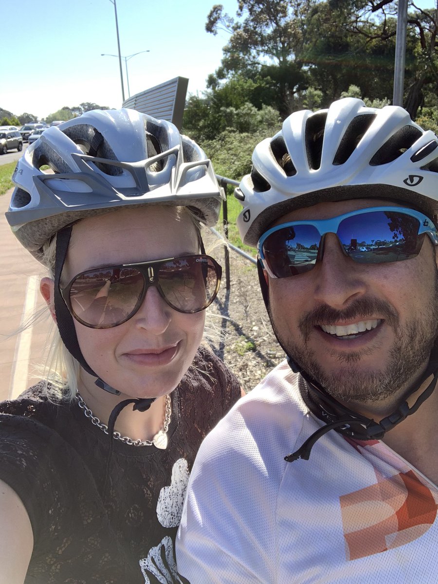 The additional perks of #beingyourownboss is having your #gorgeous business manager join you on your ride. It all about a balance #stayingfit and #healthy is the key to #enjoyinglife and #businesssuccess.