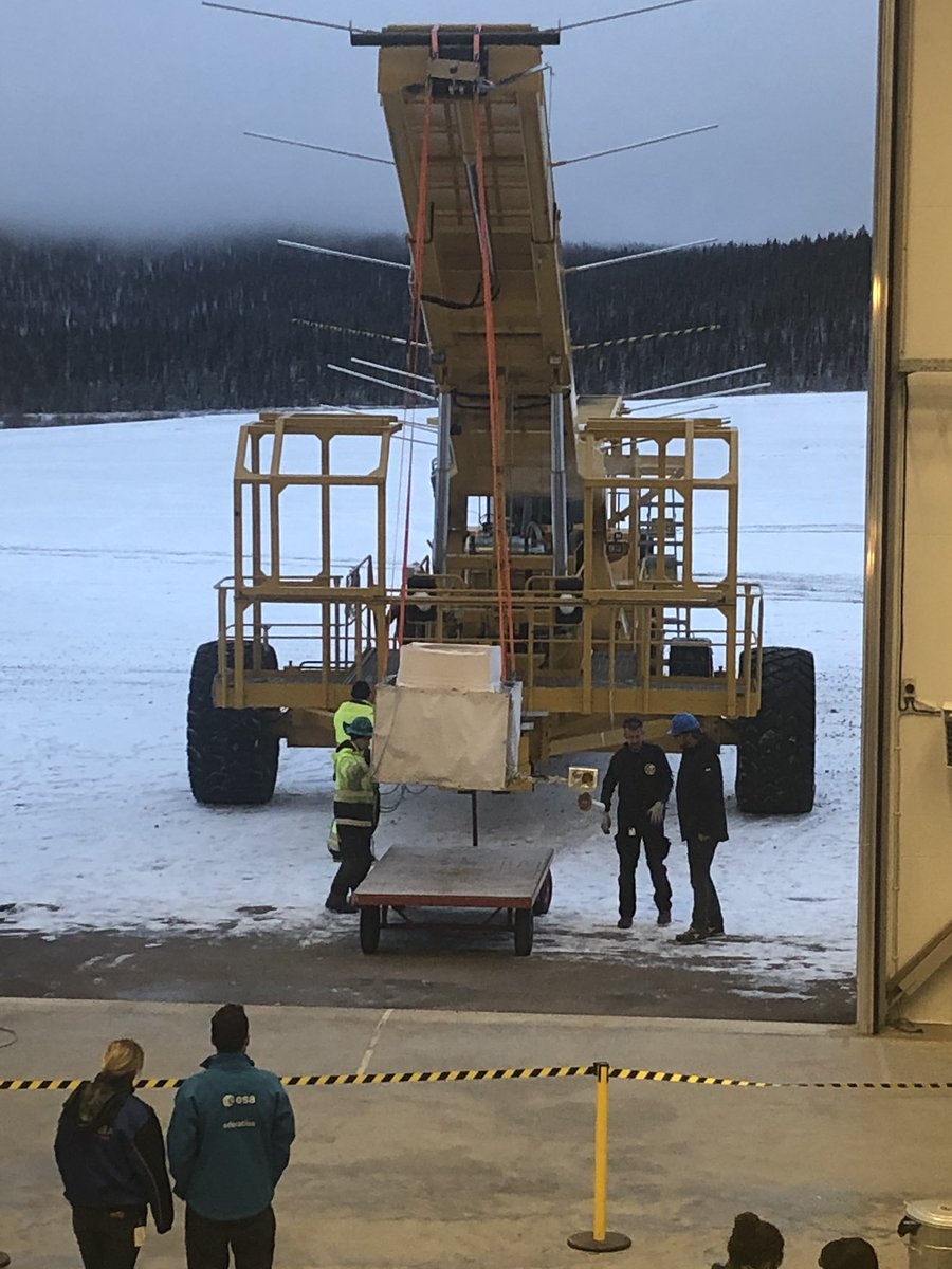 irocs_bexus's tweet photo. Hercules got the gondola with our experiment. See you soon https://t.co/f1VB4DSHic