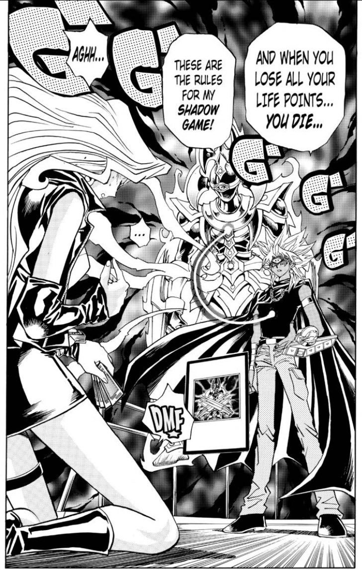 Marik tortures Mai way more brutally then what I remember from watching the anime. His methods are legitimately psychotic.