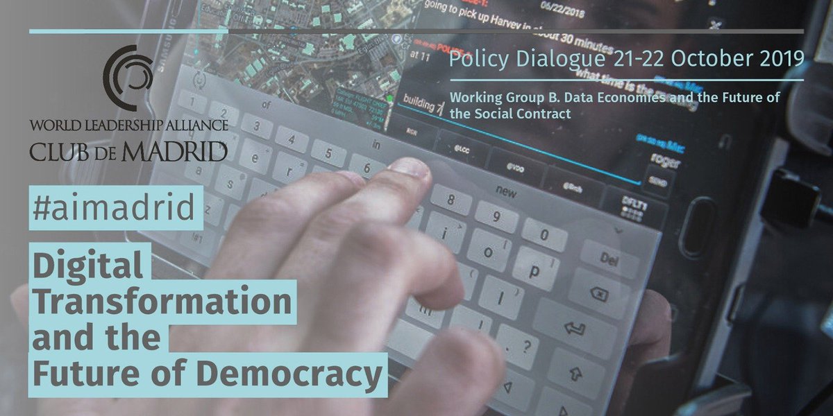 Welcome Back! Kicking things off for Digital Transformation and the Future of Democracy #ArtificialIntelligence Policy Dialogue Day 2 we are continuing our Action Labs. #aimadrid #clubdemadrid