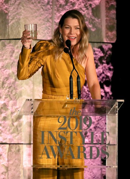 💛 A ray of Sunshine 💛 @EllenPompeo how much I love you, you flawless human being! #instyleawards 💫
