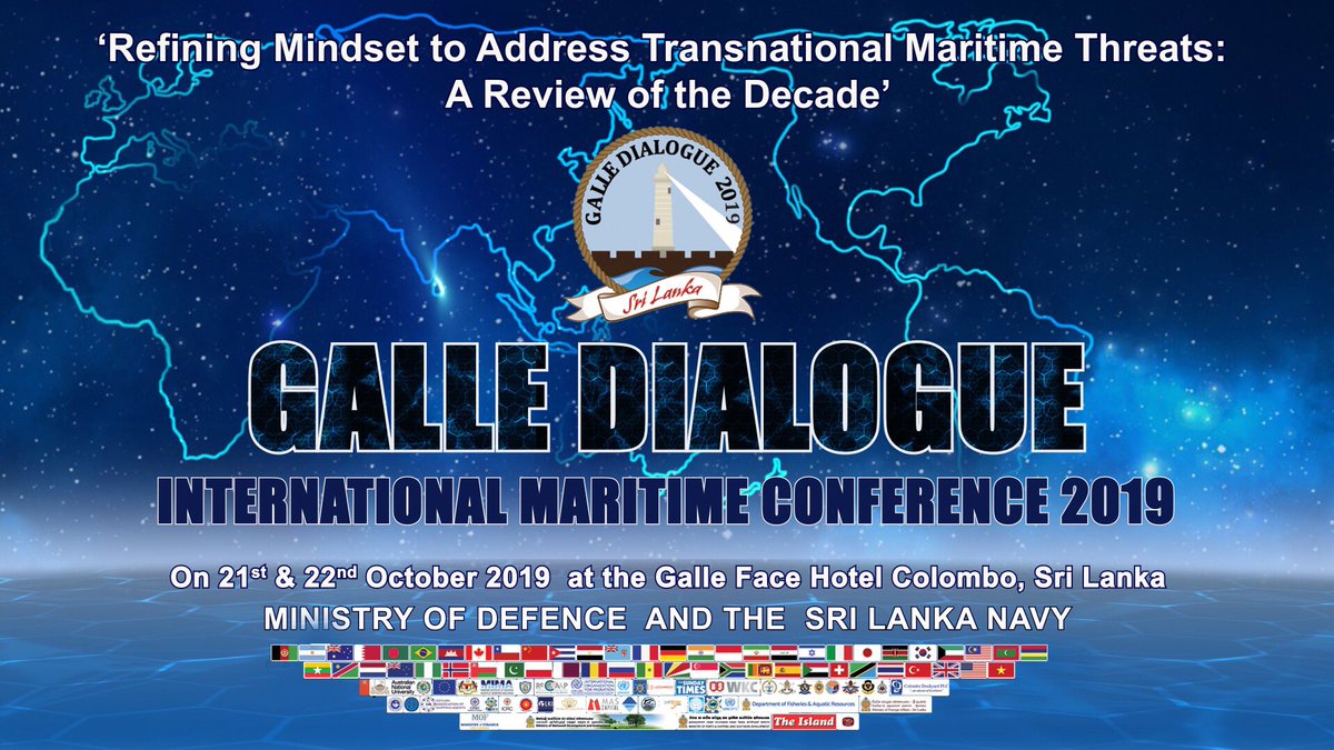 srilanka_navy's tweet photo. The Galle Dialogue International Maritime Conference 2019 is held with a great success with 587 participants representing 54 countries, the highest number in the history of GD. @AdaDerana_24 @NewsfirstSL @bbcsinhala @cnni @WADefence @hirunews @FT_SriLanka @DailyNews_lk #SrLanka https://t.co/BRySTfRTem