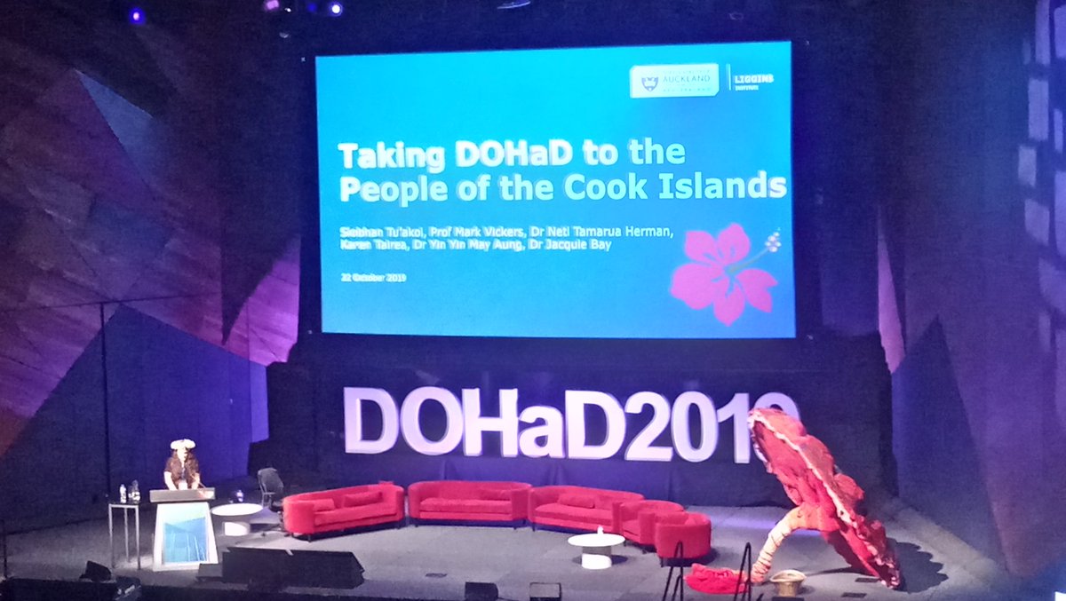 DOHaD2019's tweet photo. Ms. Siobhan Tu'akoi
Taking DOHaD to cook island people, a valuable research in a different perspective
#DOHaD2019 https://t.co/SGFXeqVRpM